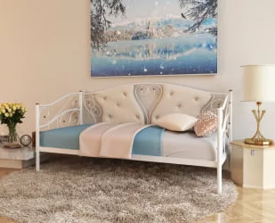 Тахта ЮЛИЯ 80x 200 Белая