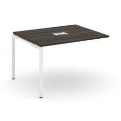 Проходной наборный элемент переговорного стола CONCEPT CN.NPRG-012 Дуб Мали Белый