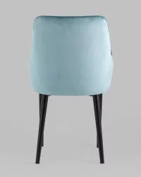 Стул Джоан велюр Пыльно-голубой