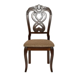 Стул Андромеда/ Andromeda дерево гевея, 47х55,5х107 см, Cappuchino, ткань коричневая S 168-7