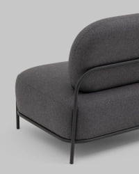 Диван Стоун рогожка Темно-серый