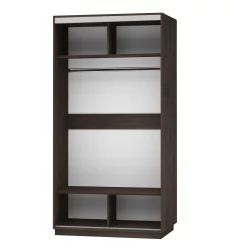 Шкаф-купе двухдверный Экспресс Хит Элемент 1200x2200h Венге