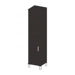 Стеллаж с дверью ДСП В431.2 R Венге магия