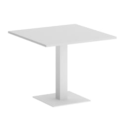 Стол журнальный квадратный HOME OFFICE VR.SP-5-90.2 Белый/Белый металл