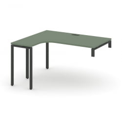 Стол-надставка на опорную тумбу (левый) CONCEPT CN.OSAN-004(L) Кобо Черный