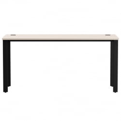 Стол прямой на металлокаркасе, опоры 90 гр Everprof EVO 254S008 Кашемир Черный