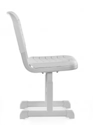 Стул ученический пластиковый регулируемый (рост 5-7) Серый