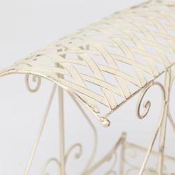 Цветочница Secret de Maison CARRIAGE (mod. PL08--6954) металл, 40х23х55см, Античный белый (Antique White)