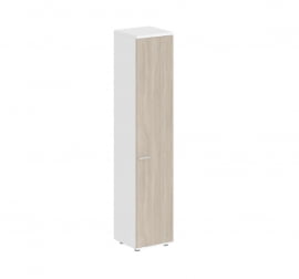 Шкаф высокий правый Sigma SG.802.WH.OD.R Белый Дуб темный