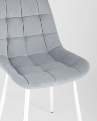 Стул Флекс велюр Светло-серый