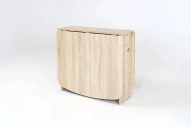 Раздвижной овальный стол Оригами Ясень Шимо светлый