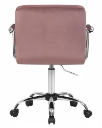 Офисное кресло для персонала DOBRIN TERRY Пудрово-розовый велюр MJ9-32