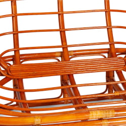 Диван MAMASAN/МАМАСАН 23/02 W /с подушкой/ 169х102х80 см, Honey (мед), матрац 182х119 см, ткань серо-бежевая 3М 16/2