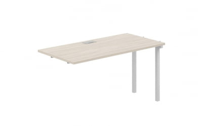 Секция рабочей станции Сигма СГ.263.ОЛ.44.ВХ Дуб светлый Белый / Sigma SG.263.OL.44.WH