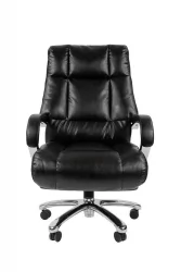Кресло руководителя CHAIRMAN 405 кожа Черный