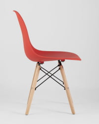 Стул Еамес Стйле ДСВ красный (разборный каркас) / Eames Style DSW