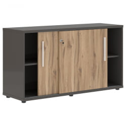 Шкаф с дверьми-купе ЕДИС ЕЛC 1343 Дуб Денвер светлый Белый Мокко / EDIS ELC