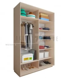 Шкаф для одежды Акцент-Сим ДЗ 1400х600  Ясень шимо светлый