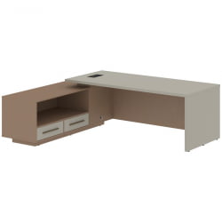 Стол руководителя левый VELION VCT 2319 L Аметист Кобра