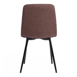 Стул CHILLY MAX ткань/металл, 45 х 54 х 90 см , темно-коричневый 01/черный