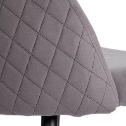 Стул MONRO (mod. 5144) металл/вельвет, 51x56x84 см, серый (HLR 21)/черный