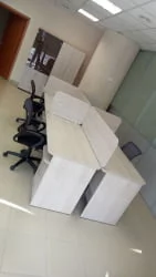 Стол прямой Glassy 1.10.14 Дуб сантана светлый