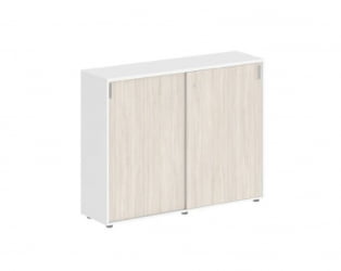 Шкаф-купе средний с замком Sigma SG.713.WH.OL Белый Дуб светлый