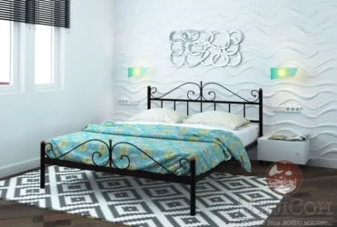 Кровать Диана Plus 1400х2000 Черная