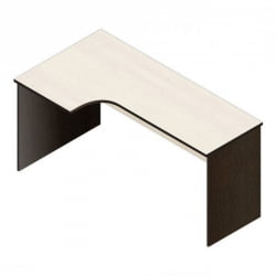 Стол компьютерный угловой Р.РС-16 (левый) Венге/дуб молочный