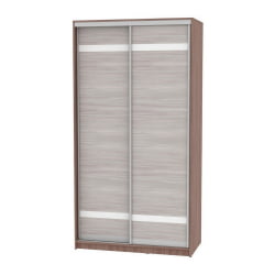 Шкаф-купе коричневый Б-220х120х60-3(ЯШТ-ЯШС-Д9Д9) / B-220х120х60-3(ЯШТ-ЯШС-D9D9)