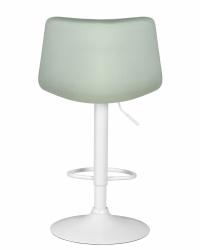 Стул барный DOBRIN TAILOR WHITE (пудрово-мятный велюр (MJ9-87)) 2 шт