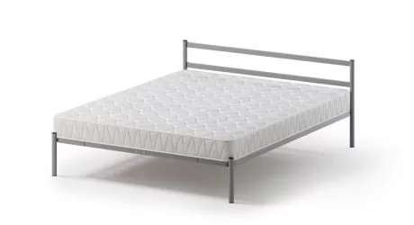 Кровать Метта 1400x2000 Серая