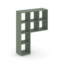 Надставка на стол высокая без наполнения CОНCЕПТ CН.НВ-001 Кобо Белый металл / CONCEPT CN.NV-001