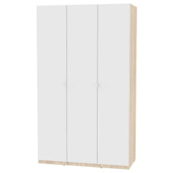 Шкаф распашный R-230х135х45-1-TR(ДСС-Белый)