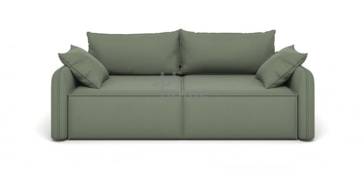 Диван Лофт  прямой ткань Jasper ash (1280*2320*810) Серый, 2117895/50634/9