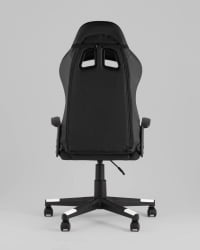 Кресло спортивное TopChairs Warden черно-белый