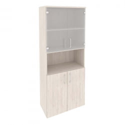 Шкаф высокий широкий ОНИКС О.СТ-1.4 Денвер Светлый / ONIX O.ST-1.4