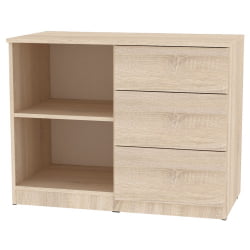 Комод Калисто(K15)699х902х468PUSHtoOPEN(ДСС-Белый)