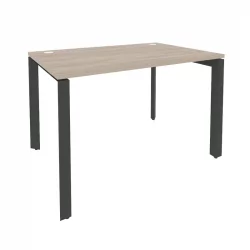 Стол рабочий на П-образном м/к ОНИКС О.МП-СП-2.8 Дуб Аттик/Антрацит / ONIX O.MP-SP-2.8