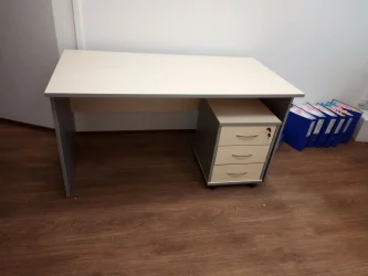 Стол письменный СП-3 Клен/металлик