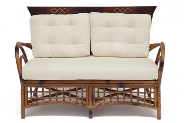 Диван Secret De Maison Kavanto натуральный ротанг, 130*74*90 см, коричневый античный / Brown Antique