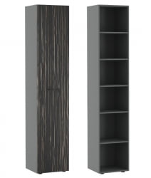 Шкаф для бумаг DALI DLI37251021 Эбен Антрацит