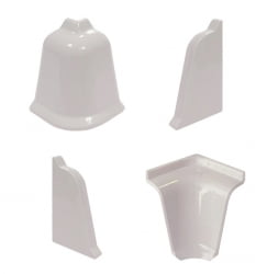 Заглушка для цоколя НЗПЛ 5 ПРЕСТИЖ светло-серый