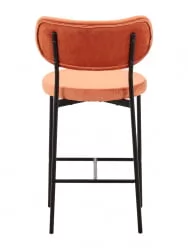 Стул полубарный Барбара (Б) велюр Терракотовый