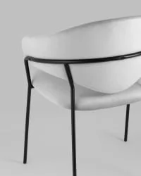 Стул Алексис велюр Серый