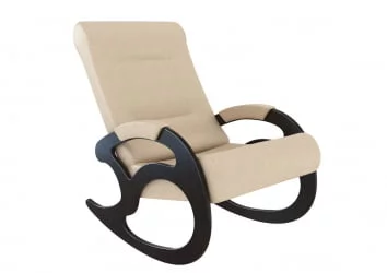 Кресло-качалка Кемпинг Вилла экокожа Крем