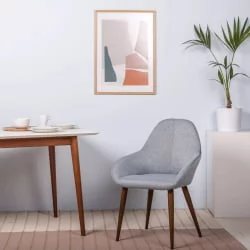 Стул Кент Сер/Темный Орех / Kent