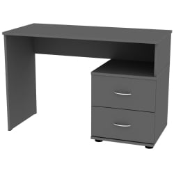 Туалетный столик Алиса(C4)670х1001х459сторцевойручкой(Графит) / Алиса(C4)670х1001х459сторцевойручкой(Графит)