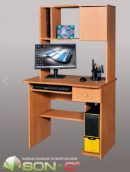 Компьютерный стол с надстройкой SN 05.07 Ольха русская