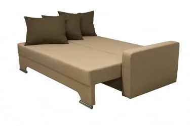 Диван дсп (лдсп) Kiwi с подлокотниками (3 категория) Нео латтэ/Нео Шоколад